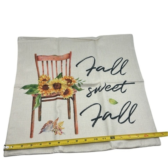 Harvest Sunflowers:‎ 18x18 Fall Decor Pillow Covers Set of 4- Grandmacore - Picture 11 of 12